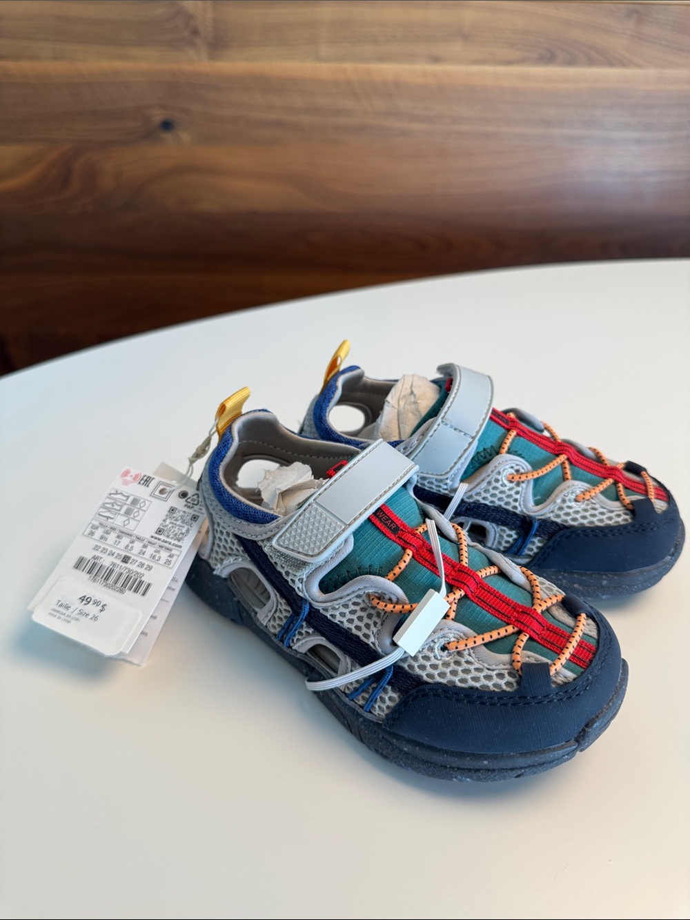 Zara Kids Multi-Color Athletic Sandals